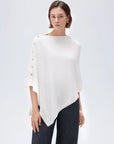 SUUKSESS Women Cashmere Knit Poncho Shrug Bolero Lightweight Shawl Wraps Pullover Sweater-SUUKSESS-SUUKSESS