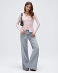 Cashmere Lace Knit Tops-SUUKSESS-SUUKSESS
