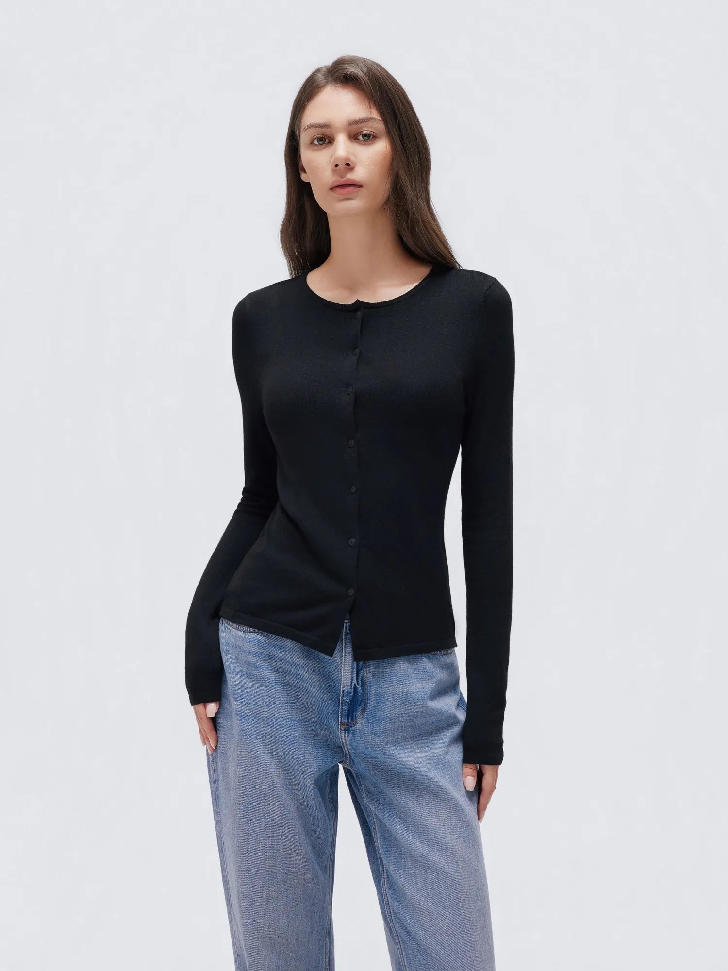 Cashmere Lace Knit Tops-SUUKSESS-SUUKSESS
