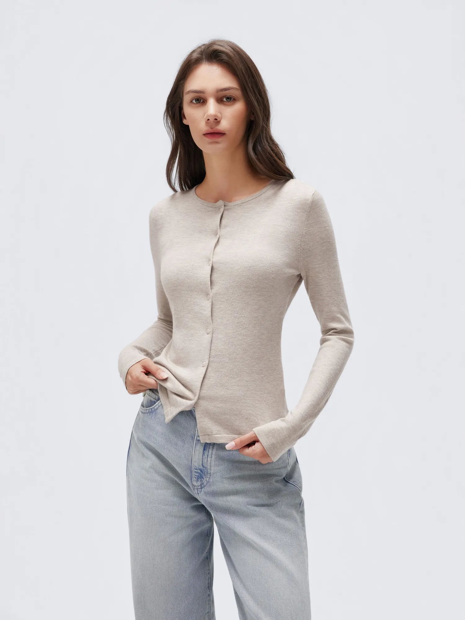 Cashmere Lace Knit Tops-SUUKSESS-SUUKSESS
