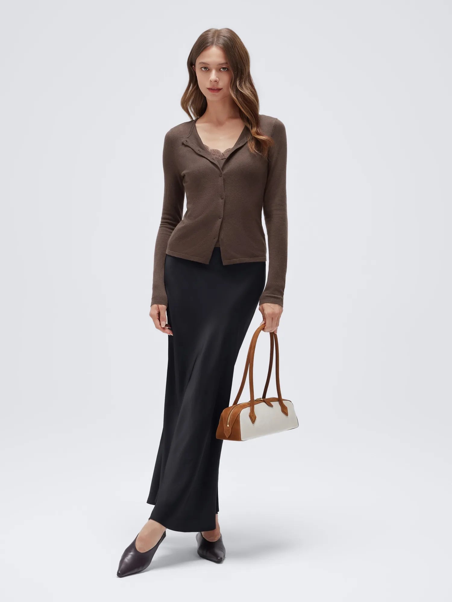 Cashmere Lace Knit Tops-SUUKSESS-SUUKSESS