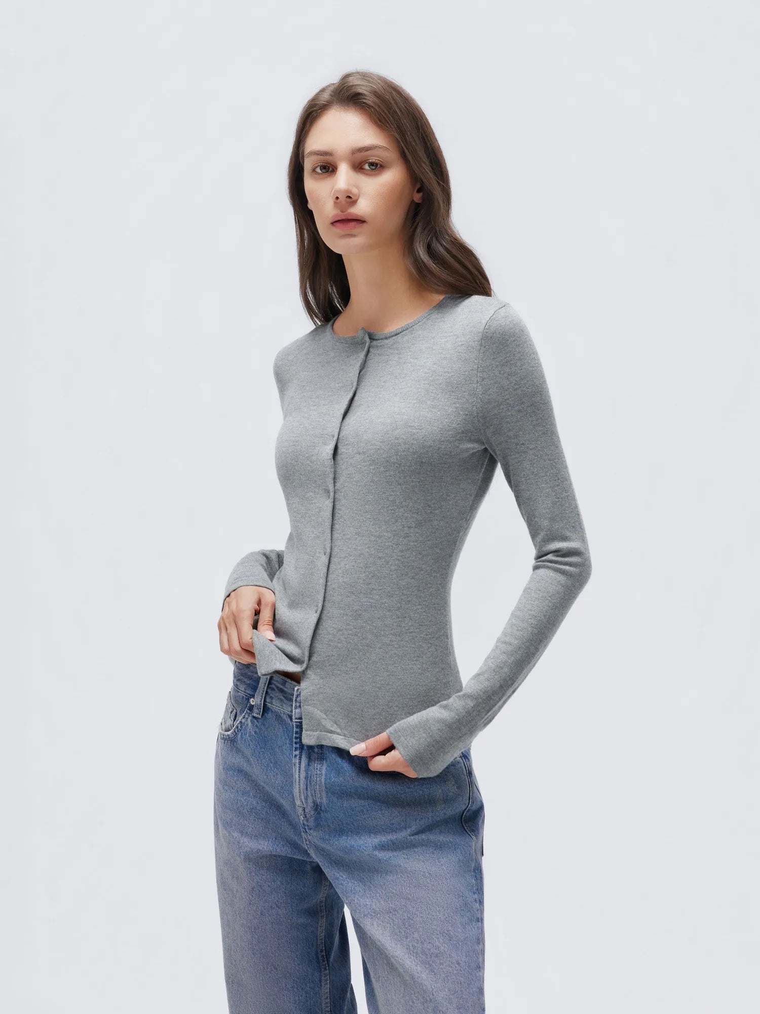 Cashmere Lace Knit Tops-SUUKSESS-SUUKSESS