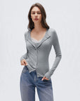 Cashmere Lace Knit Tops-SUUKSESS-SUUKSESS