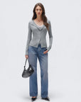 Cashmere Lace Knit Tops-SUUKSESS-SUUKSESS