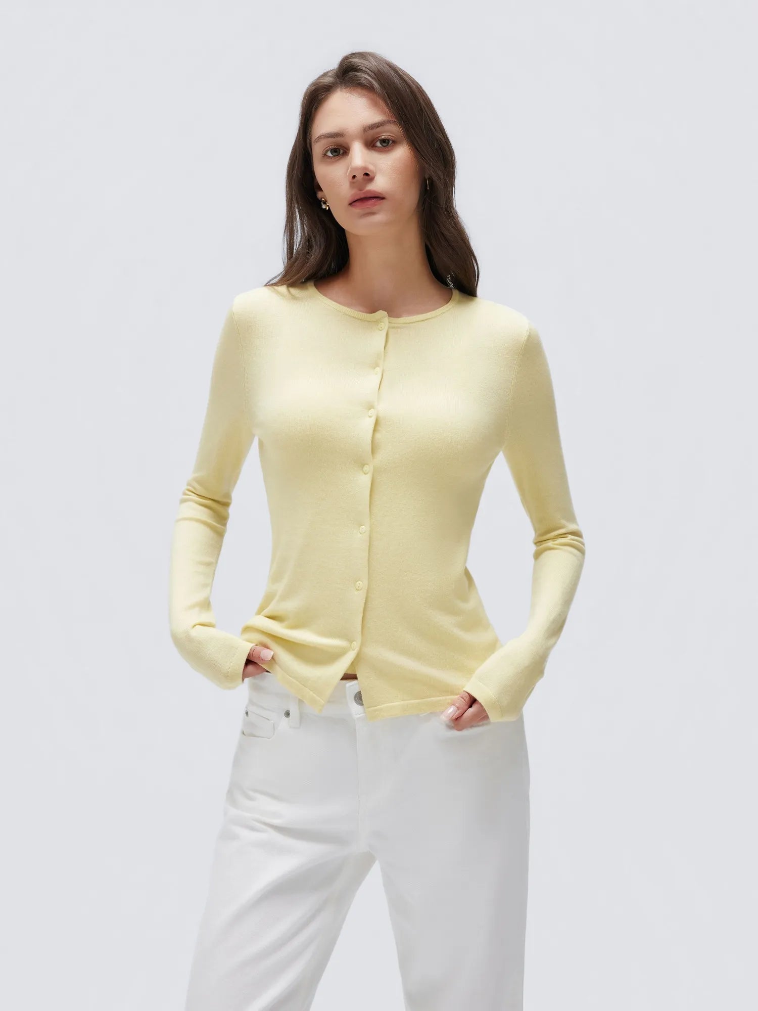Cashmere Lace Knit Tops-SUUKSESS-SUUKSESS