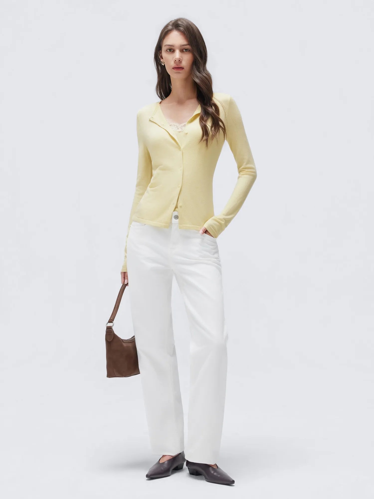 Cashmere Lace Knit Tops-SUUKSESS-SUUKSESS