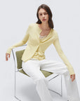 Cashmere Lace Knit Tops-SUUKSESS-SUUKSESS