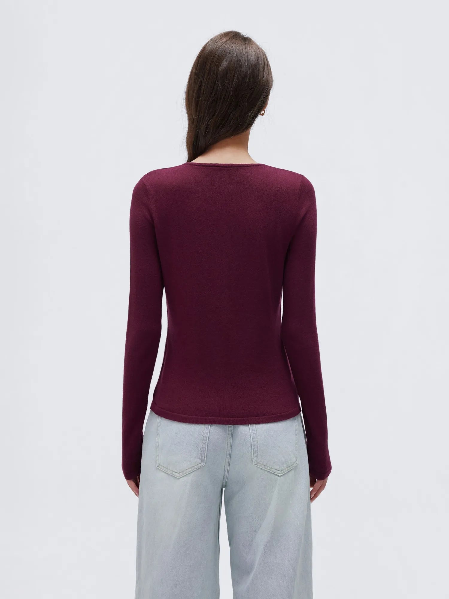Cashmere Lace Knit Tops-SUUKSESS-SUUKSESS