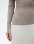 Wool Blend Off the Shoulder Sweater