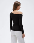 Wool Blend Off the Shoulder Sweater