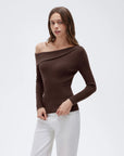 Wool Blend Off the Shoulder Sweater