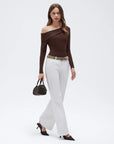 Wool Blend Off the Shoulder Sweater