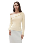 Wool Blend Off the Shoulder Sweater