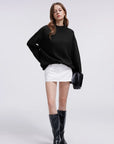 Cashmere Blend Oversized Sweater
