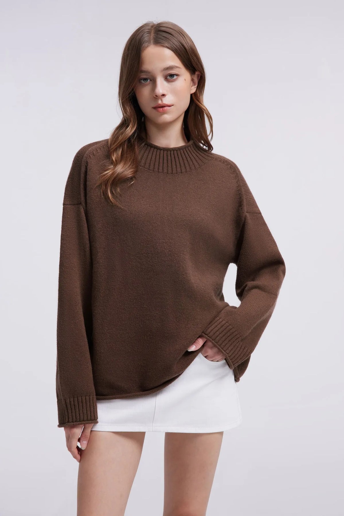 Cashmere Blend Oversized Sweater
