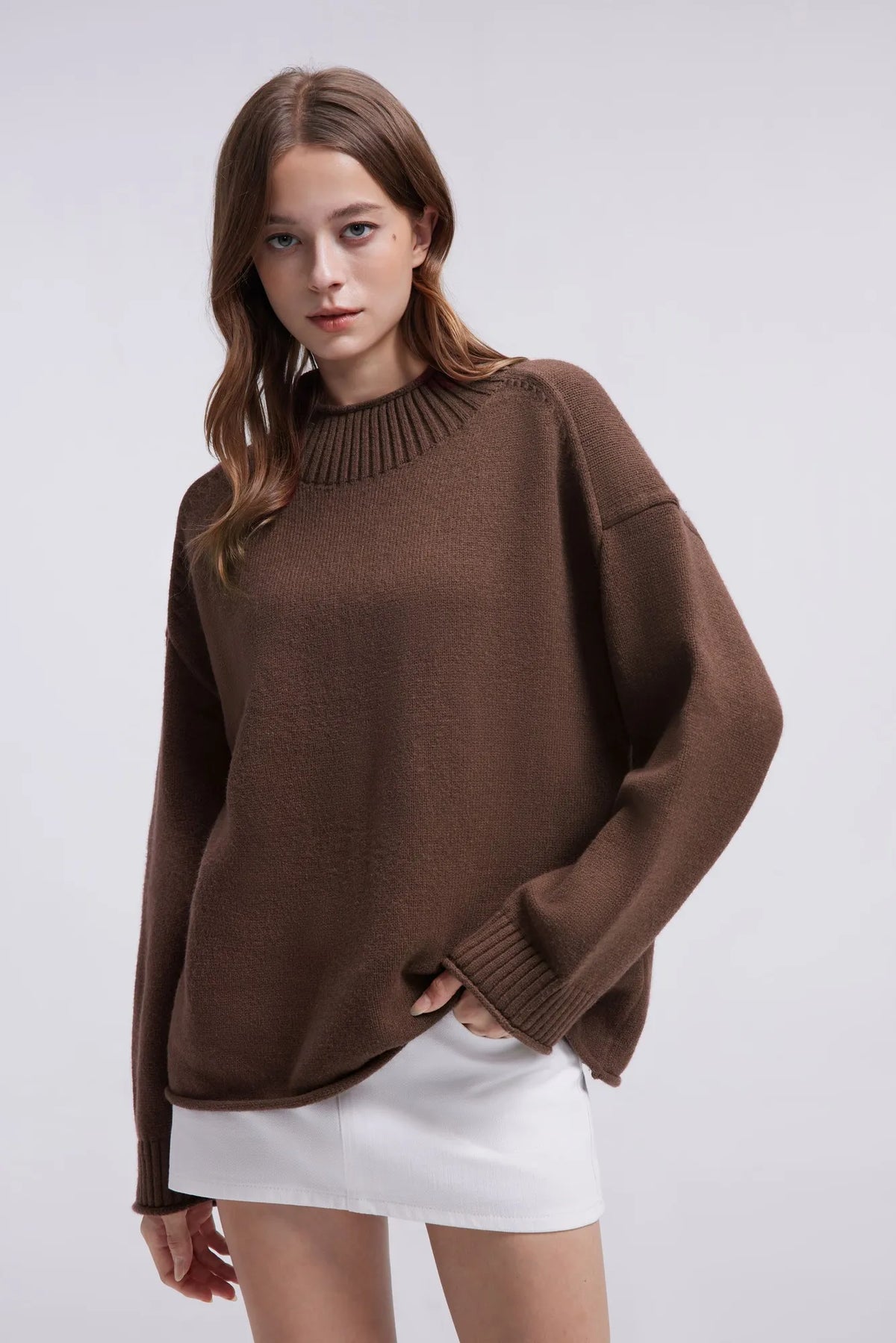 Cashmere Blend Oversized Sweater