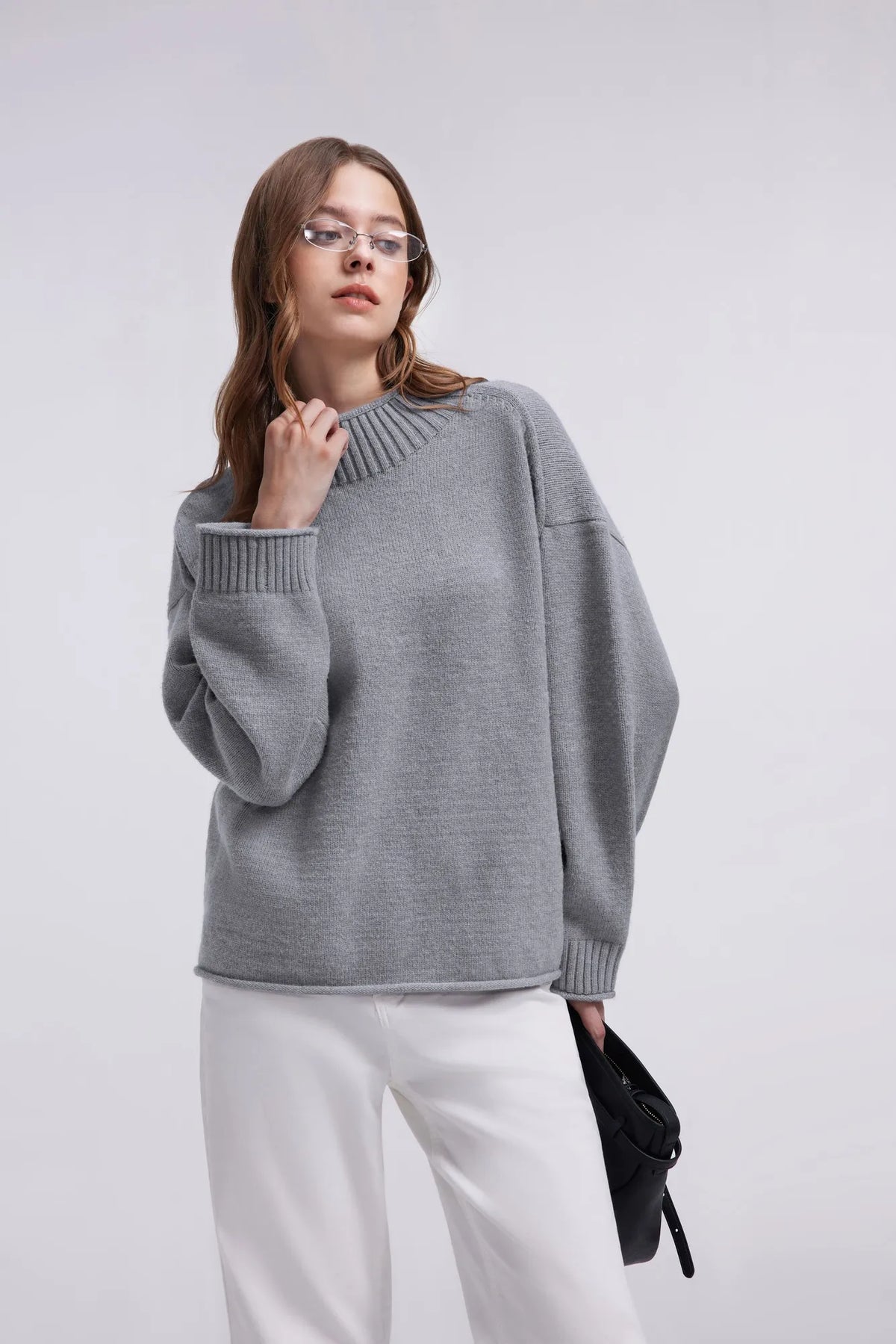 Cashmere Blend Oversized Sweater