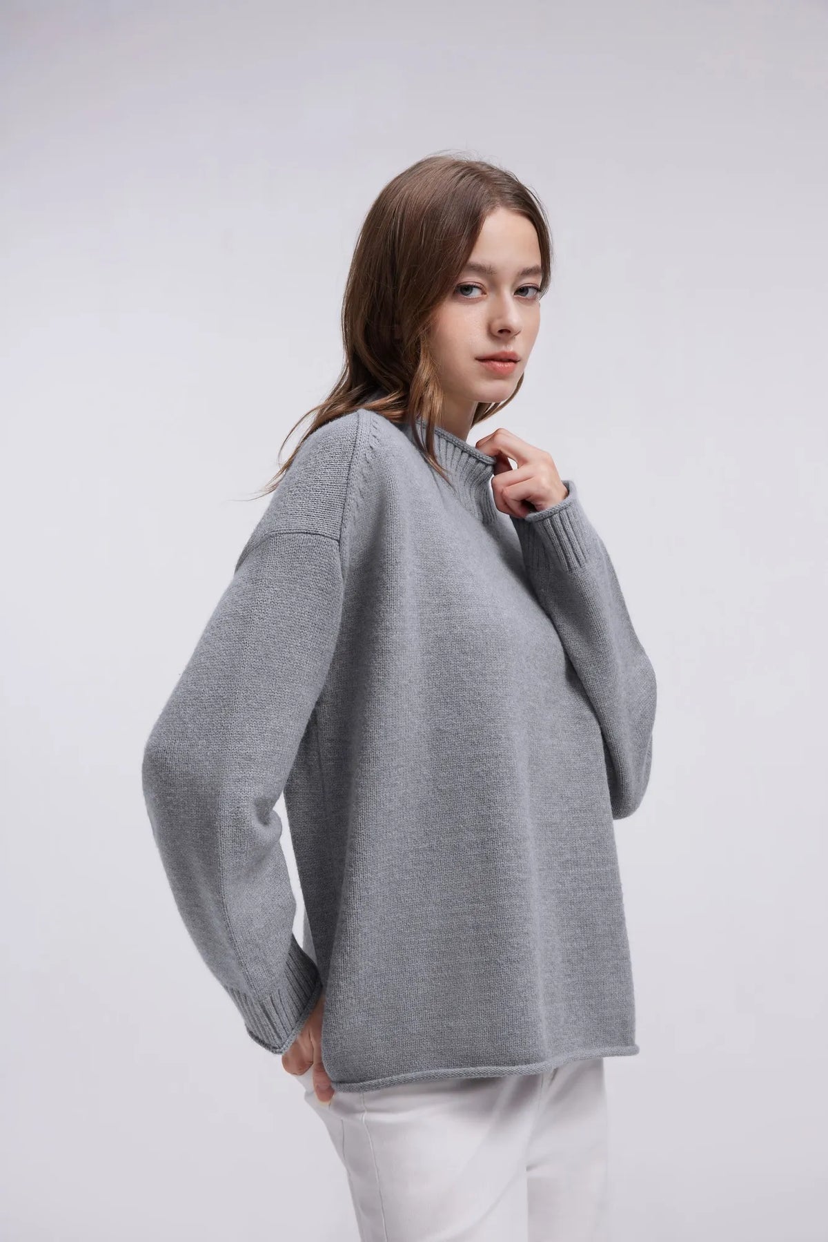 Cashmere Blend Oversized Sweater