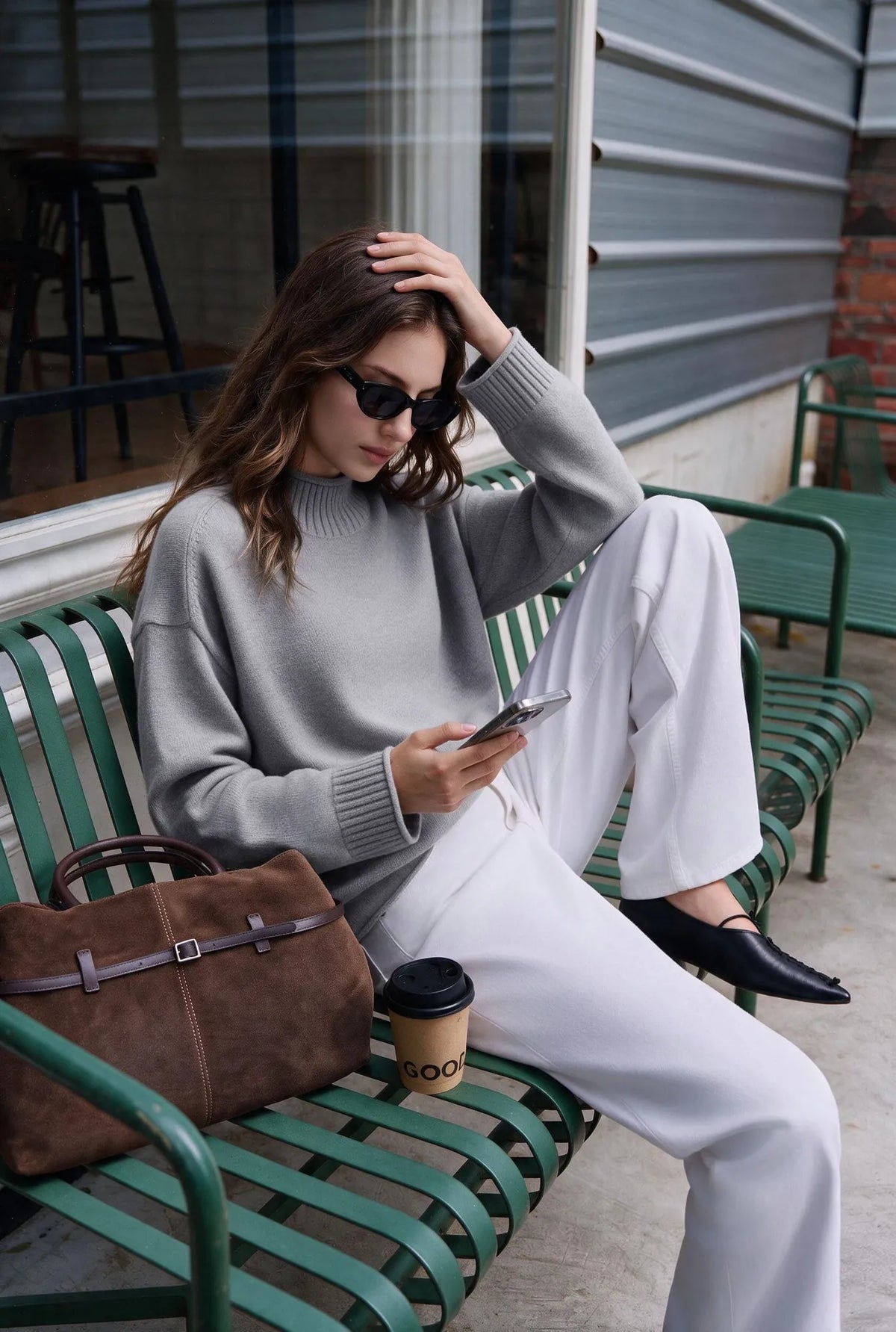 Cashmere Blend Oversized Sweater