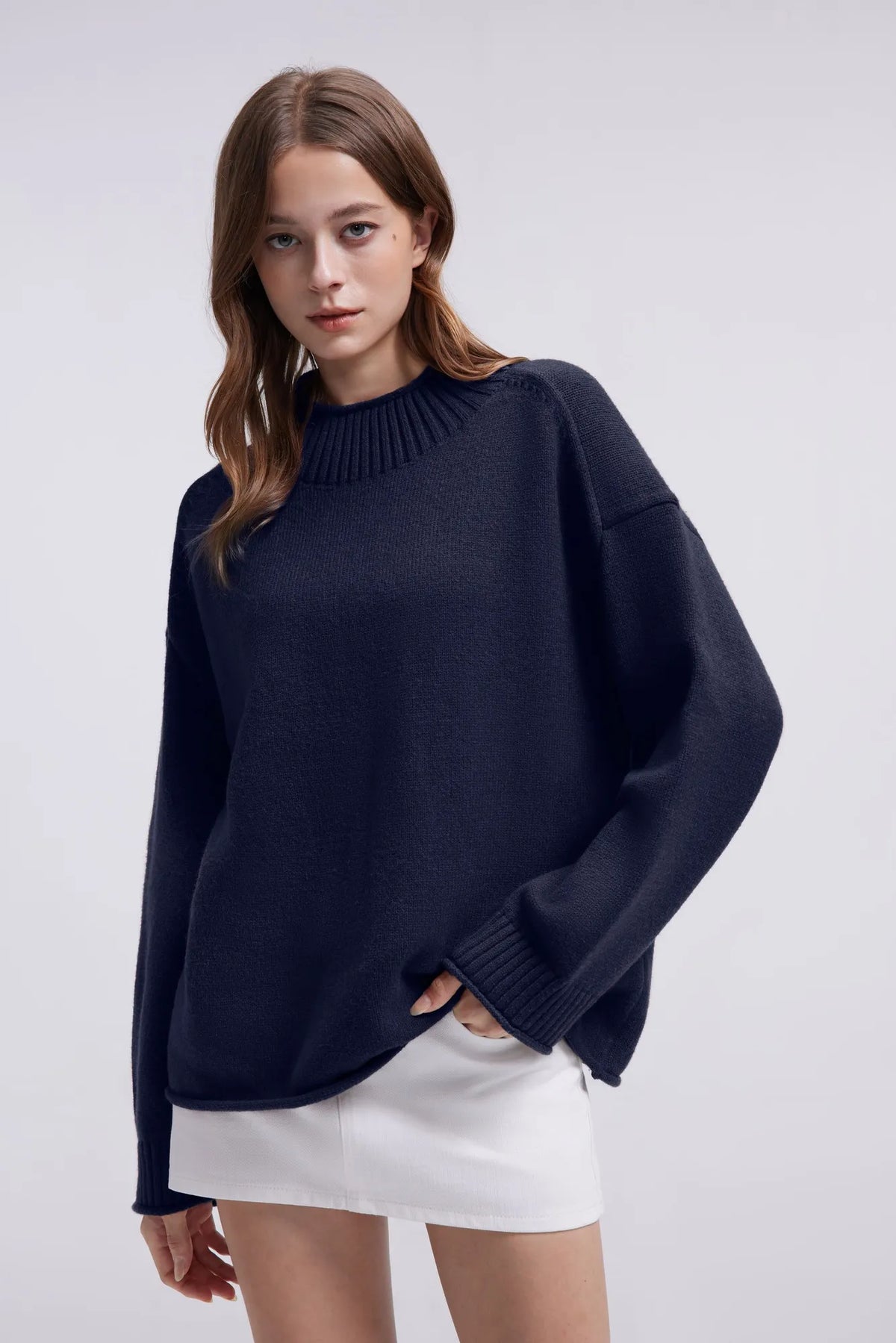 Cashmere Blend Oversized Sweater