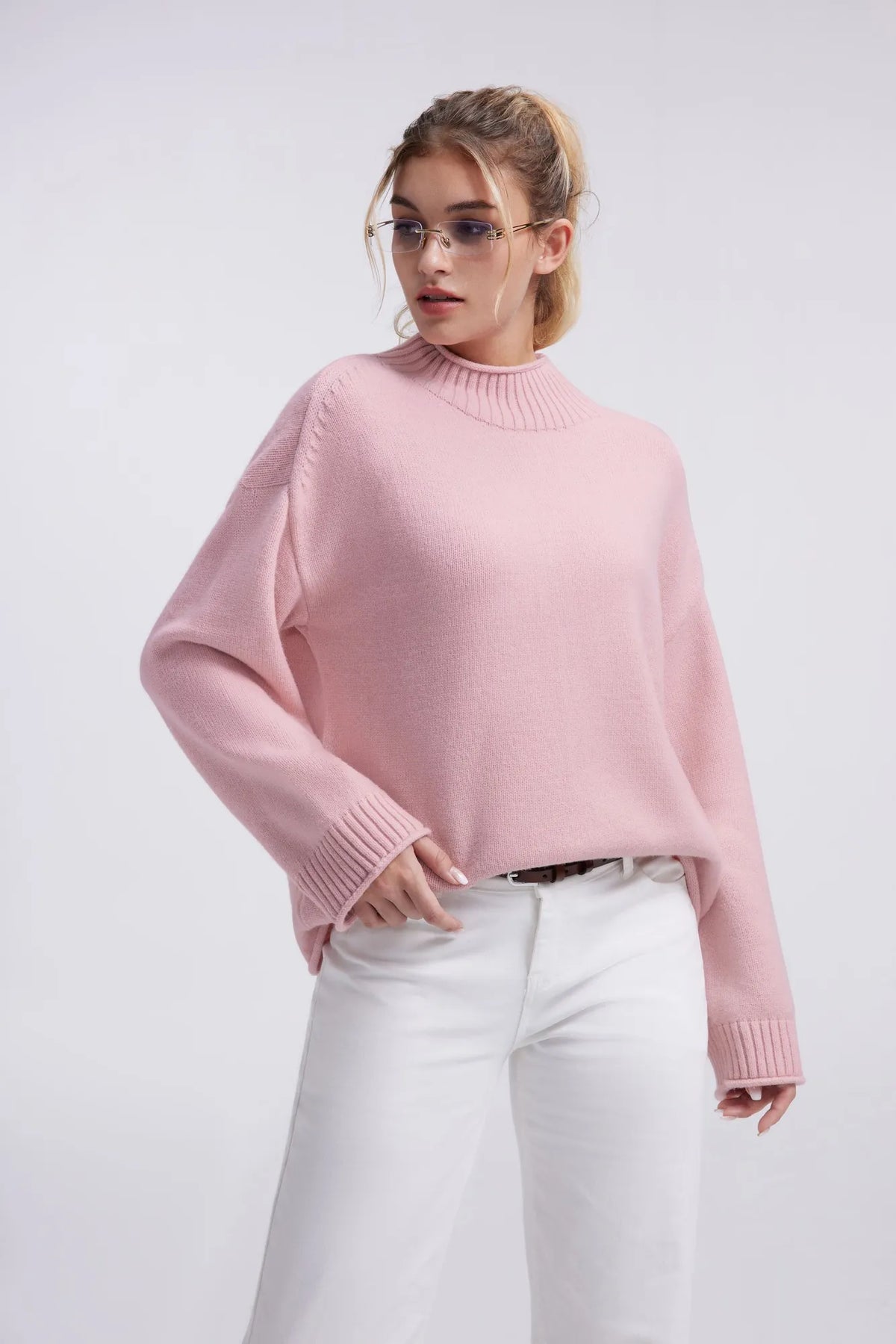 Cashmere Blend Oversized Sweater