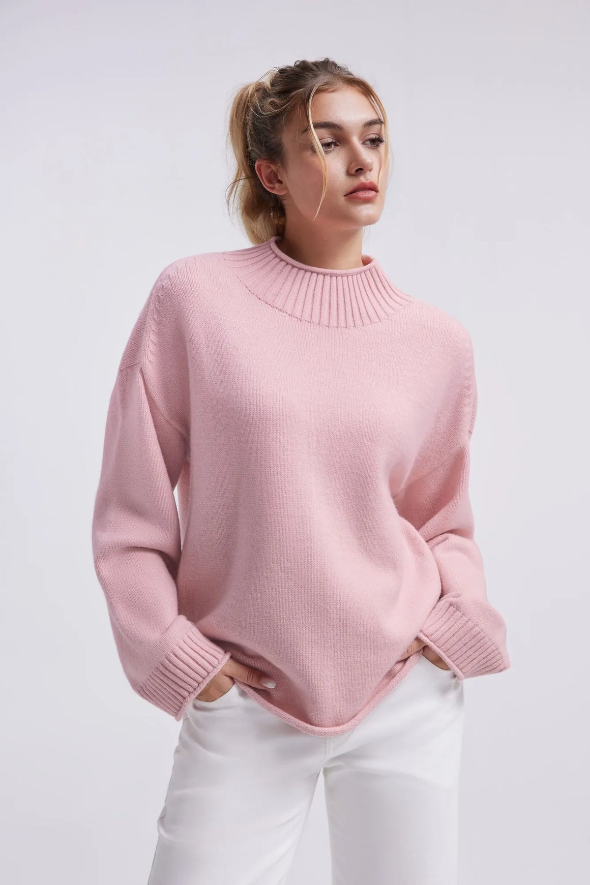 Cashmere Blend Oversized Sweater