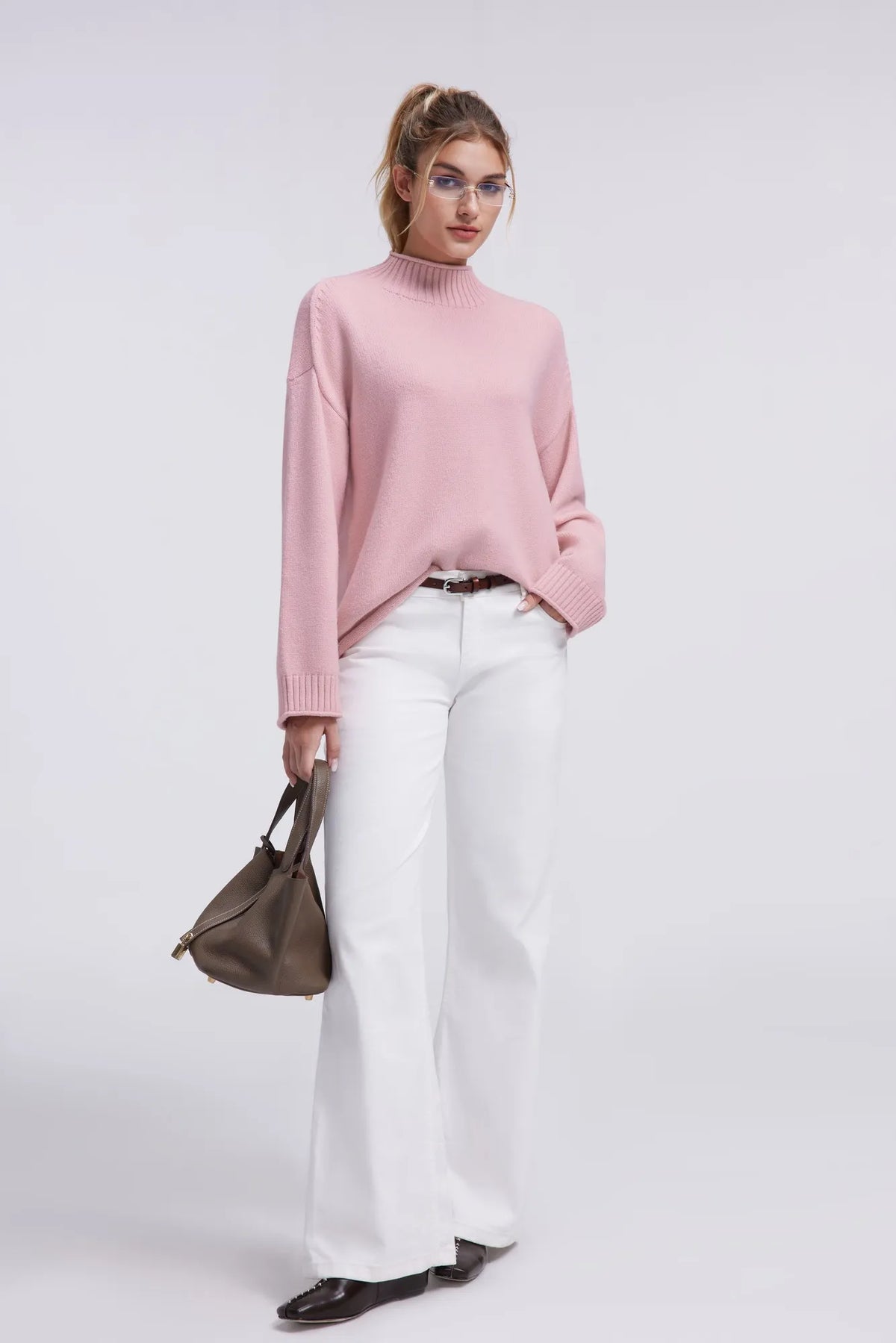 Cashmere Blend Oversized Sweater