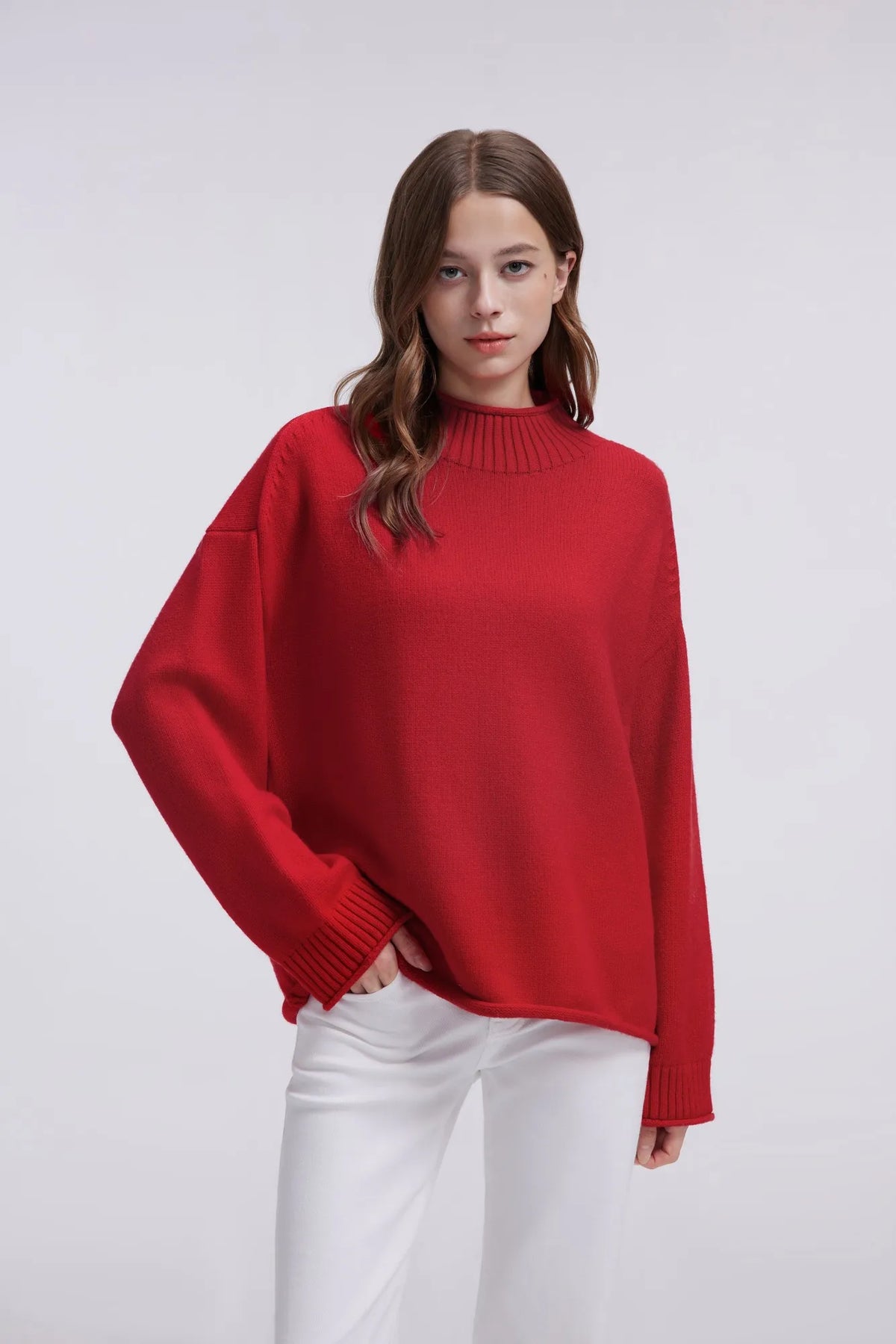 Cashmere Blend Oversized Sweater