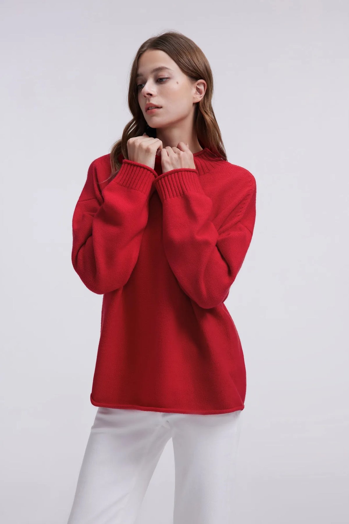 Cashmere Blend Oversized Sweater