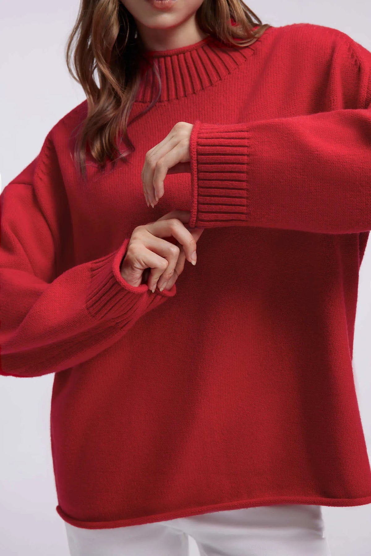 Cashmere Blend Oversized Sweater