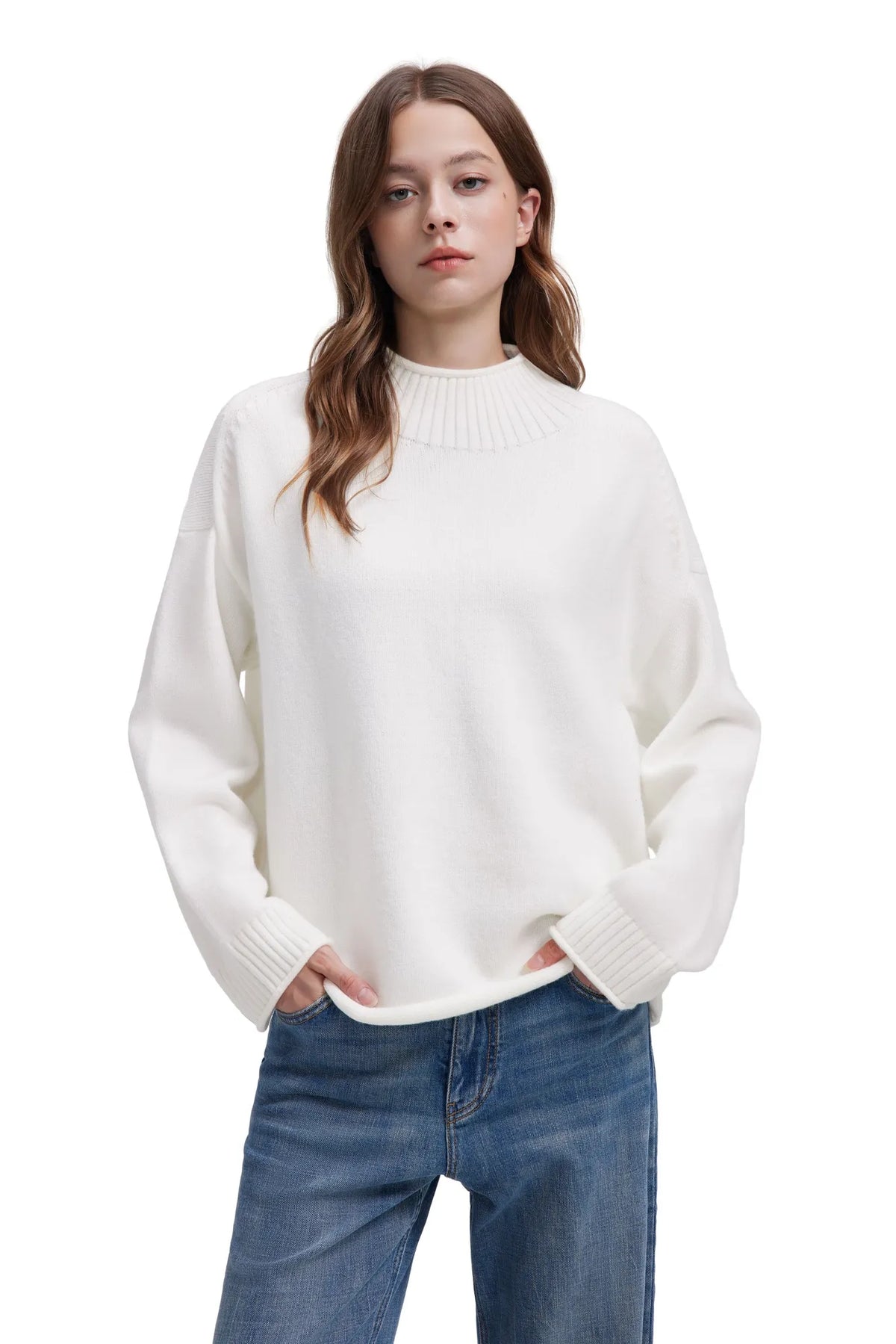 Cashmere Blend Oversized Sweater