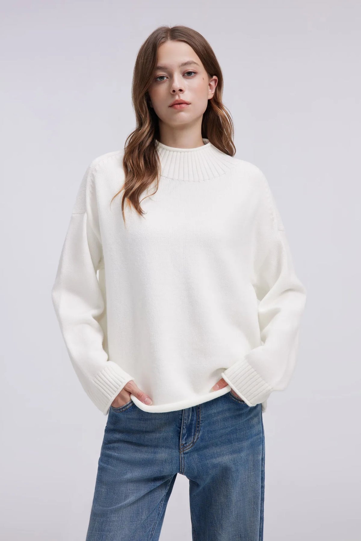 Cashmere Blend Oversized Sweater