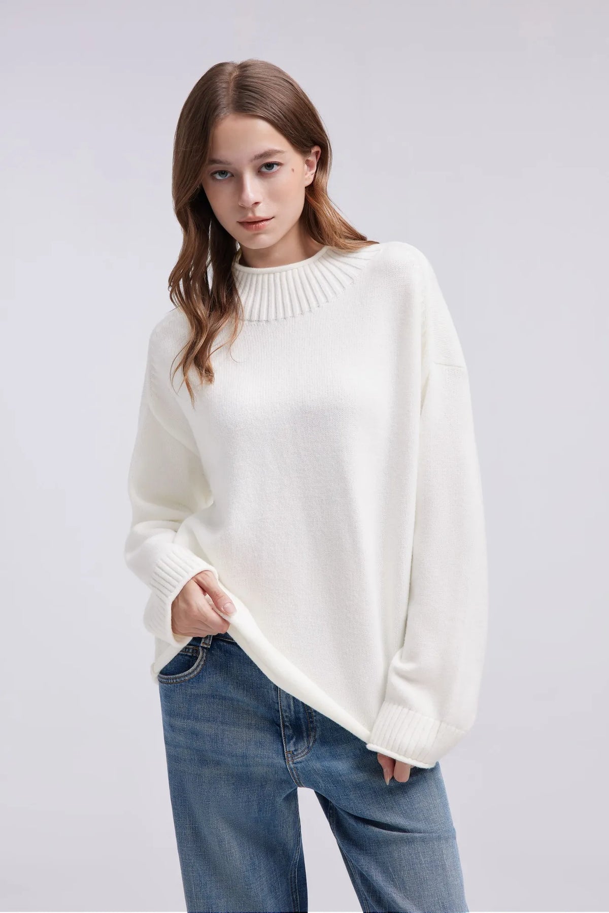 Cashmere Blend Oversized Sweater