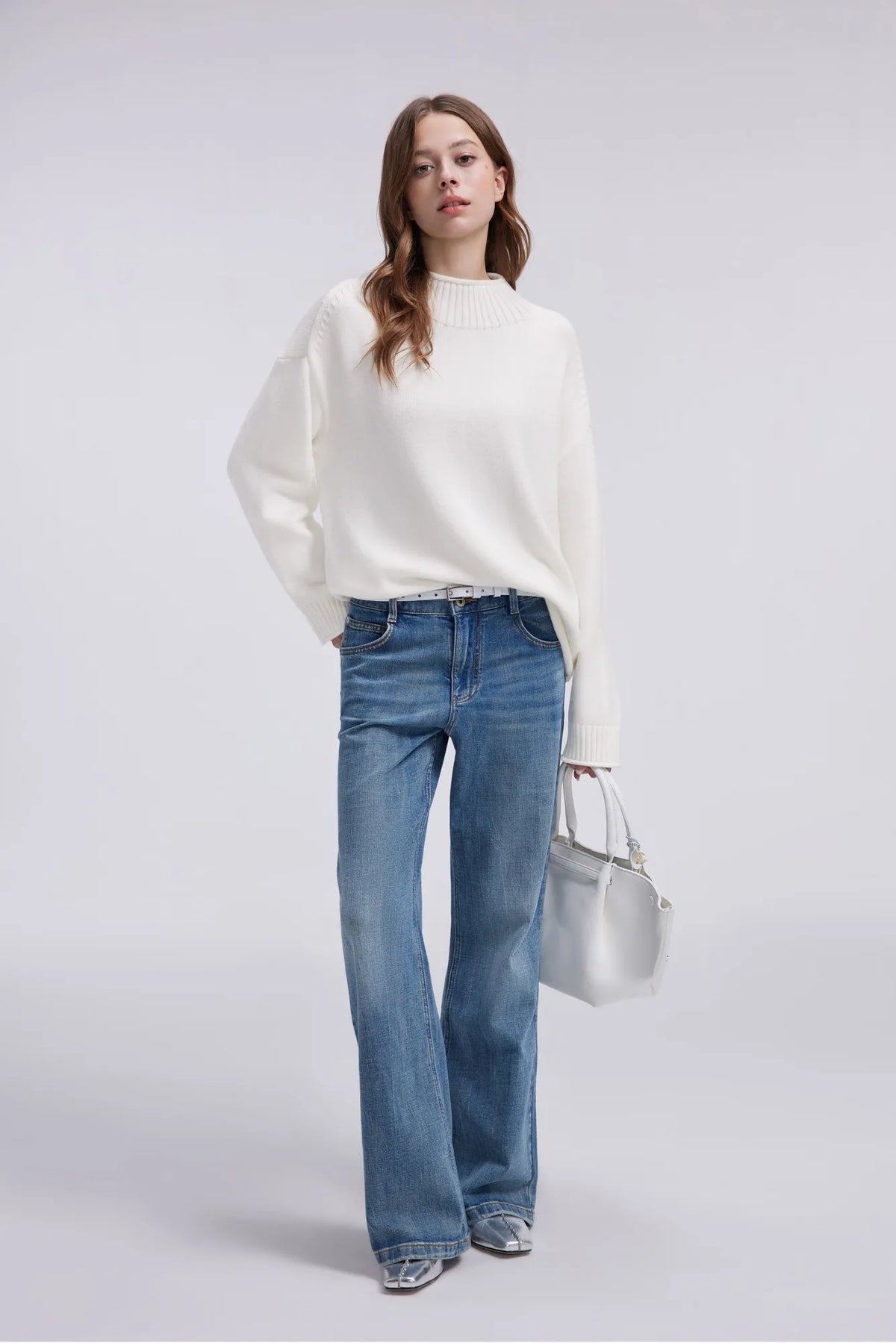 Cashmere Blend Oversized Sweater