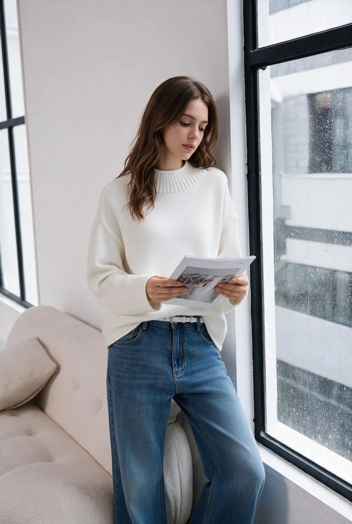 Cashmere Blend Oversized Sweater