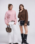 Cashmere Blend Oversized Sweater
