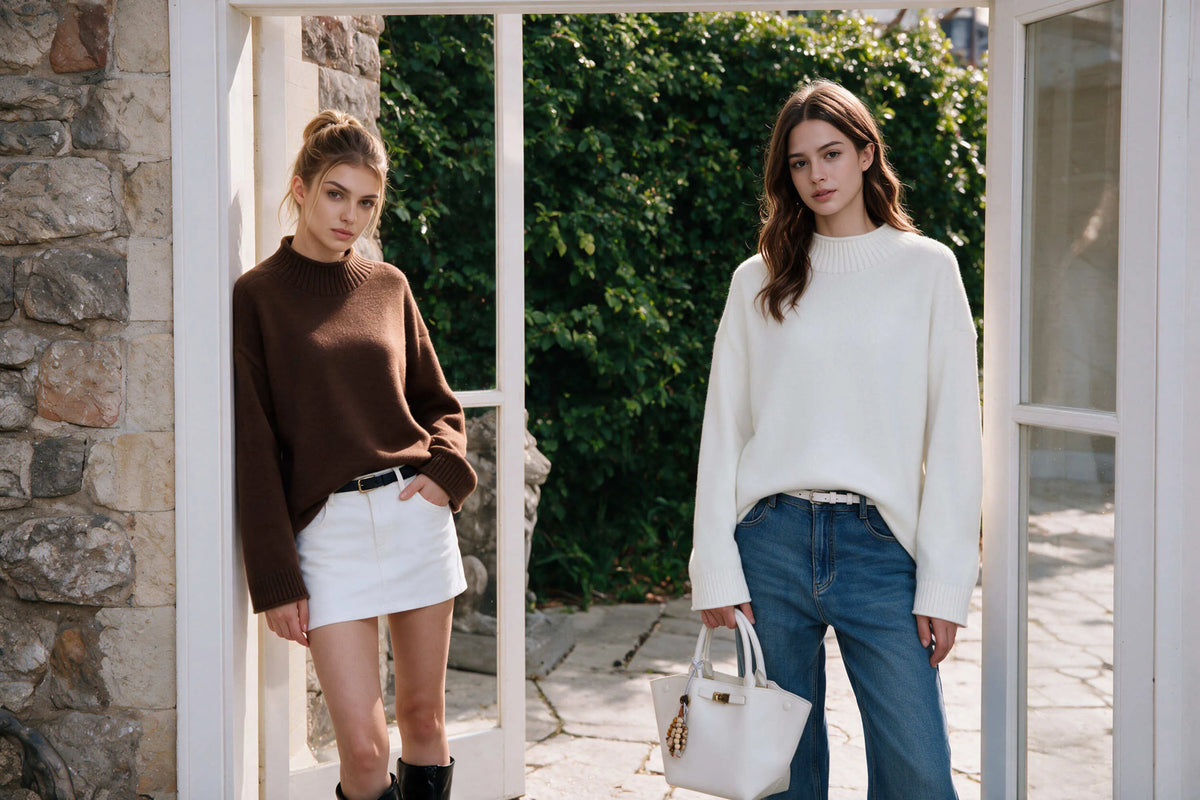 Cashmere Blend Oversized Sweater