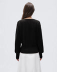 Wool V Neck Wrap Sweater - Long Sleeve-SUUKSESS-SUUKSESS
