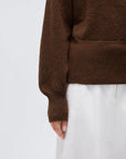 Wool V Neck Wrap Sweater - Long Sleeve-SUUKSESS-SUUKSESS