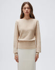 Wool V Neck Wrap Sweater - Long Sleeve-SUUKSESS-SUUKSESS