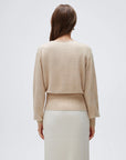 Wool V Neck Wrap Sweater - Long Sleeve-SUUKSESS-SUUKSESS