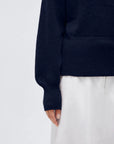 Wool V Neck Wrap Sweater - Long Sleeve-SUUKSESS-SUUKSESS