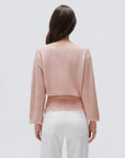 Wool V Neck Wrap Sweater - Long Sleeve-SUUKSESS-SUUKSESS