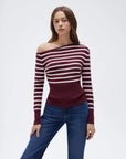 Fall Off the Shoulder Soft Sweater-SUUKSESS-SUUKSESS