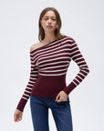 Fall Off the Shoulder Soft Sweater-SUUKSESS-SUUKSESS