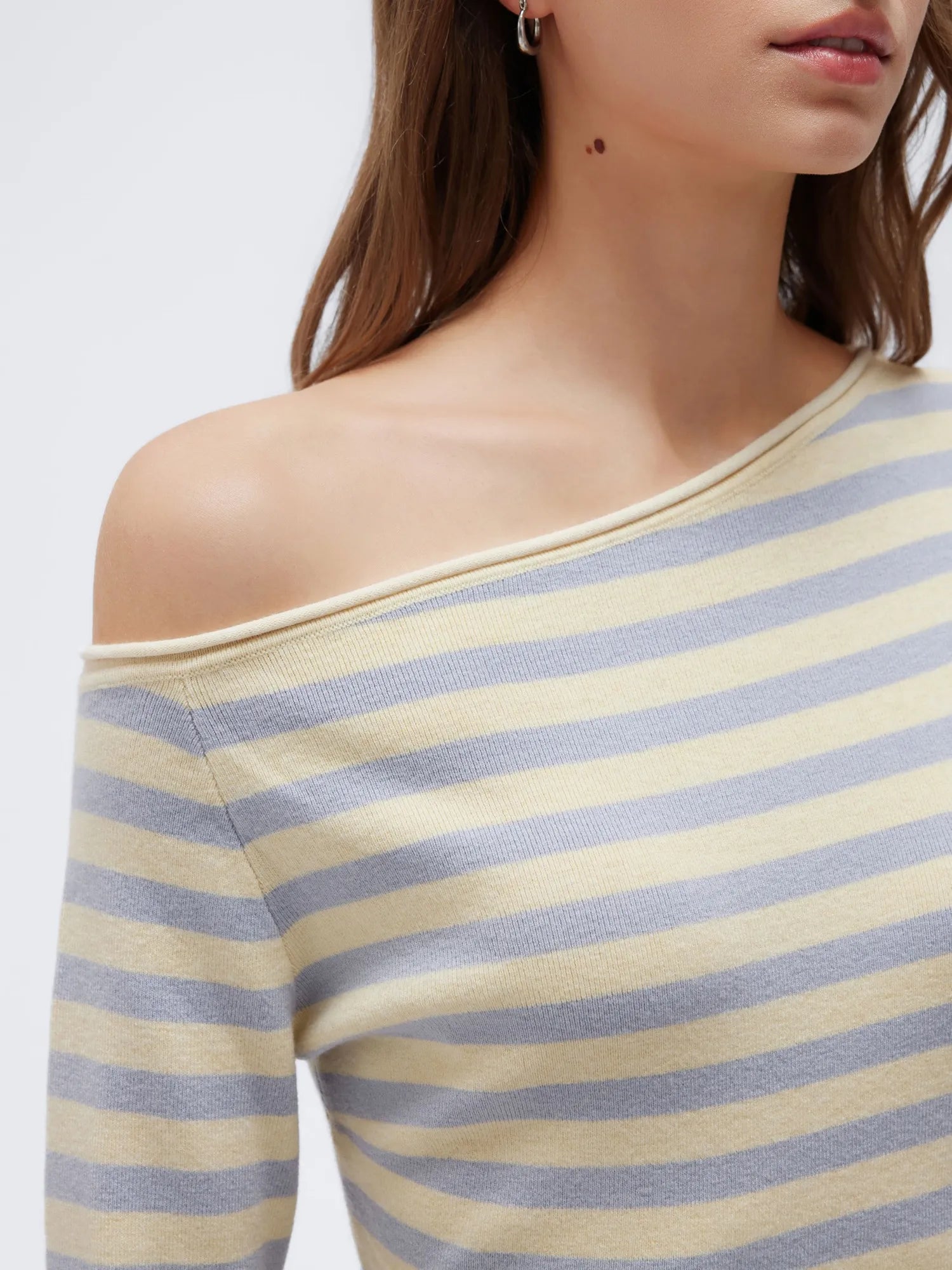 Fall Off the Shoulder Soft Sweater-SUUKSESS-SUUKSESS