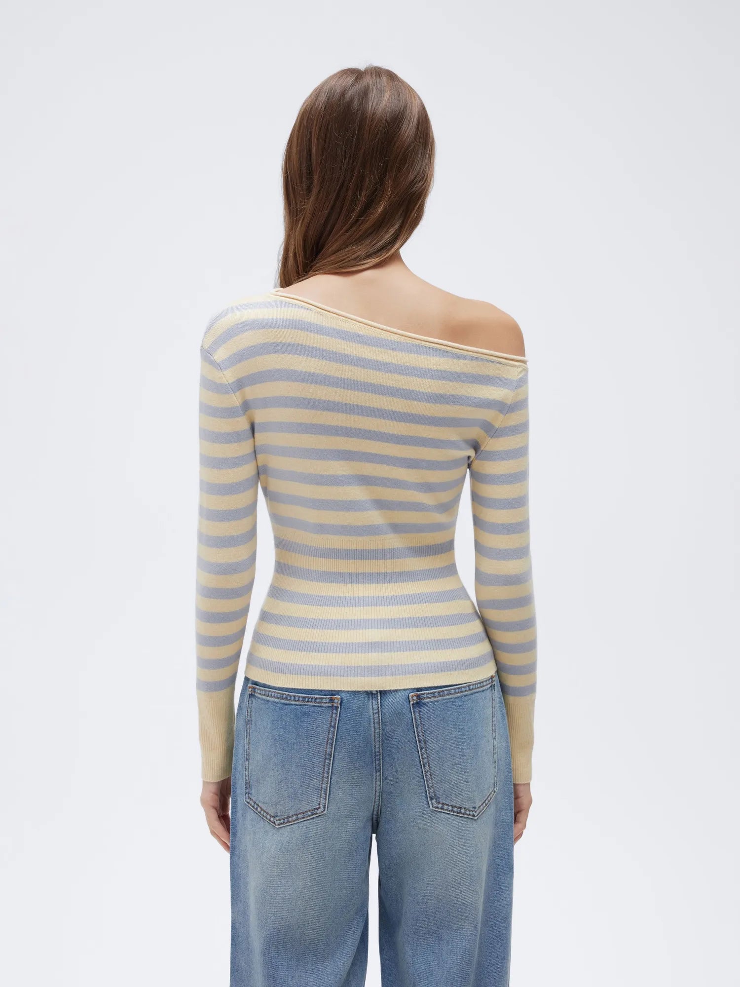 Fall Off the Shoulder Soft Sweater-SUUKSESS-SUUKSESS