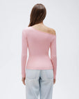 Fall Off the Shoulder Soft Sweater-SUUKSESS-SUUKSESS