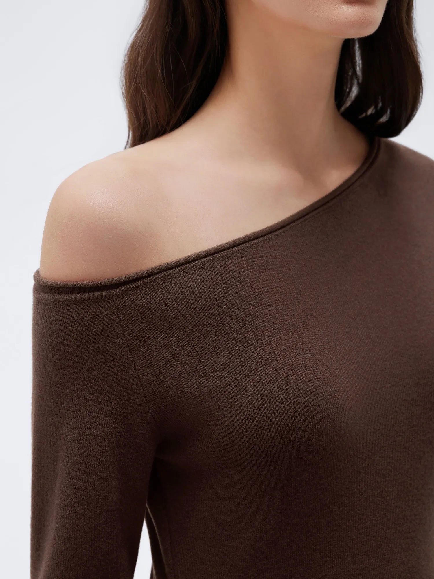Fall Off the Shoulder Soft Sweater-SUUKSESS-SUUKSESS