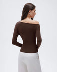 Fall Off the Shoulder Soft Sweater-SUUKSESS-SUUKSESS